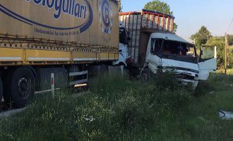 Zincirleme trafik kazasında 1 kişi yaralandı