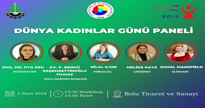 TOBB BOLU KADIN GİRİŞİMCİLER KURULUNDAN DAVET VAR…