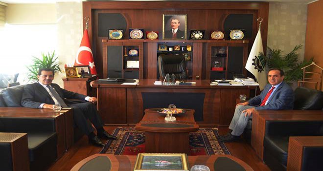 VALİ ÜMİT’TEN TSO BAŞKANI ATEŞ’E ZİYARET 