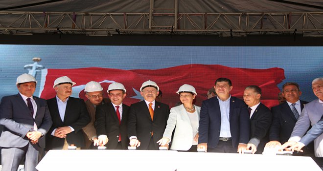 Yeni dönemin ilk temel atma töreni CHP Lideri Kılıçdaroğlu ile gerçekleşti