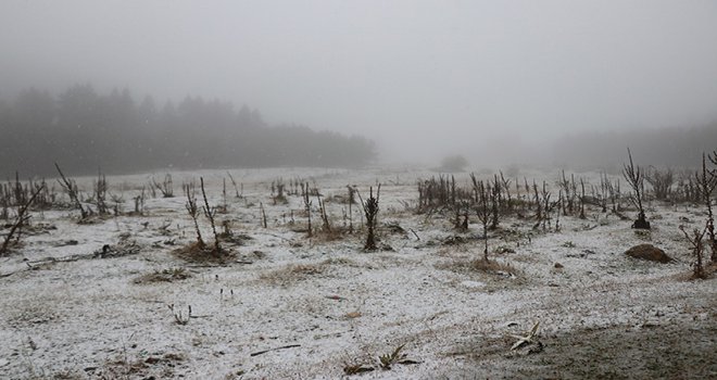 Yılın ilk kar’ı yağdı …