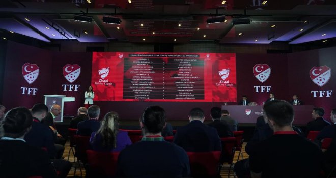 Ziraat Türkiye Kupası 5. Eleme Turu’nda eşleşmeler belli oldu....